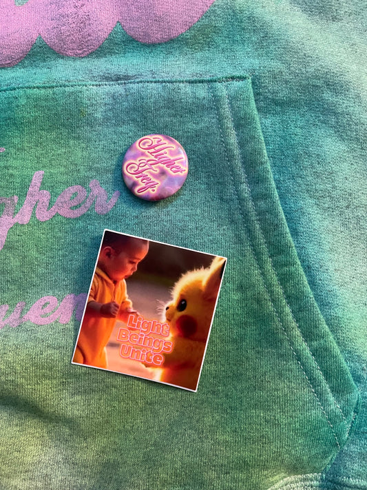 Light Beings Unite Hoodie size L